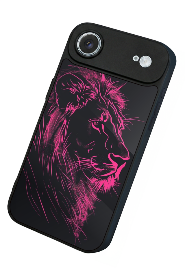 iPhone 17 Air Uyumlu Aslan Tasarımlı Glossy Premium Kılıf