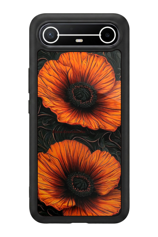 Tecno Spark Slim 5G Uyumlu Botanik Tasarımlı Glossy Premium Kılıf