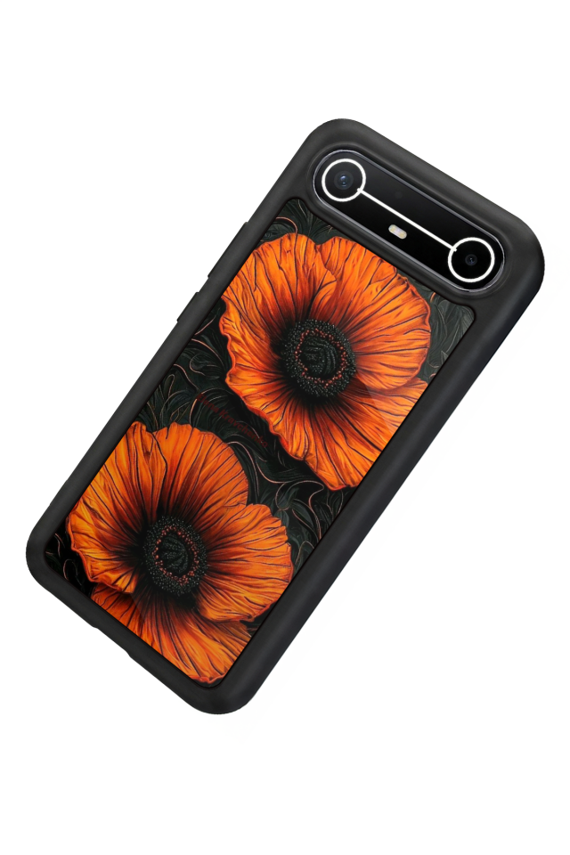 Tecno Spark Slim 5G Uyumlu Botanik Tasarımlı Glossy Premium Kılıf