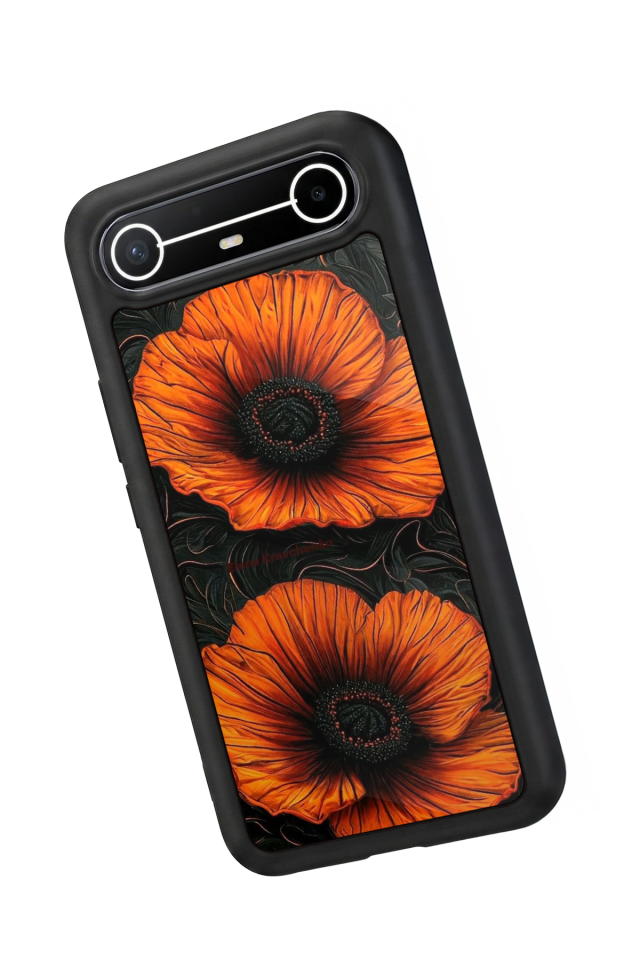 Tecno Spark Slim 5G Uyumlu Botanik Tasarımlı Glossy Premium Kılıf
