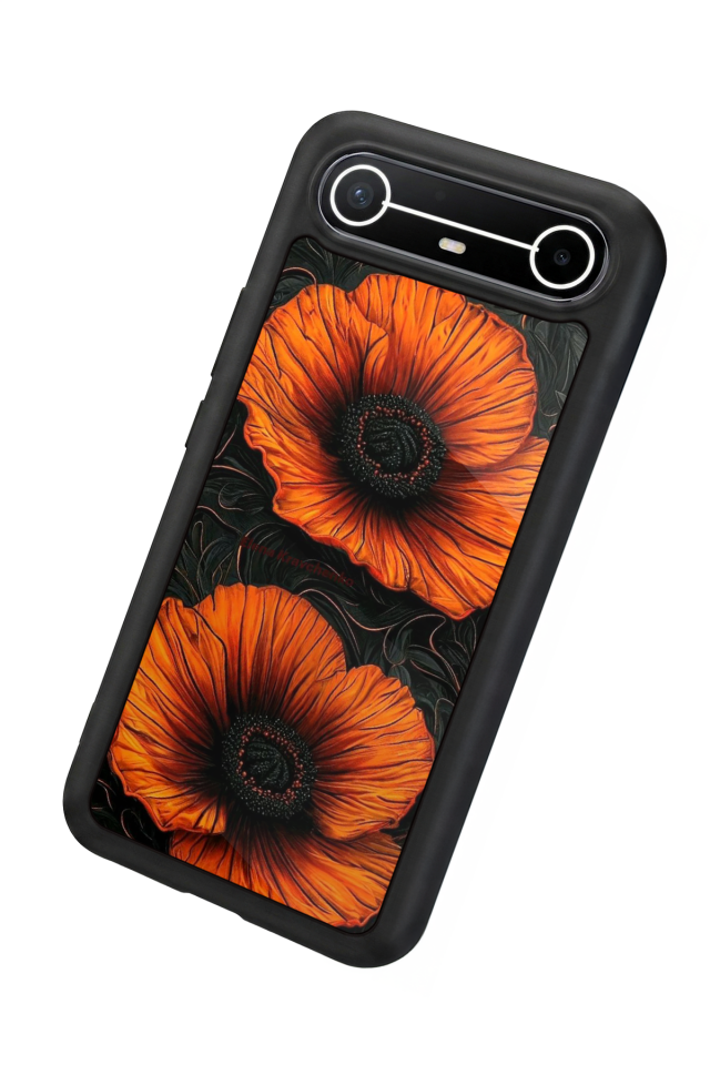 Tecno Spark Slim 5G Uyumlu Botanik Tasarımlı Glossy Premium Kılıf
