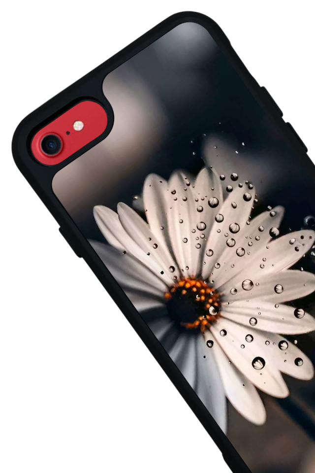 iPhone SE Uyumlu Cicek Tasarımlı Glossy Premium Kılıf