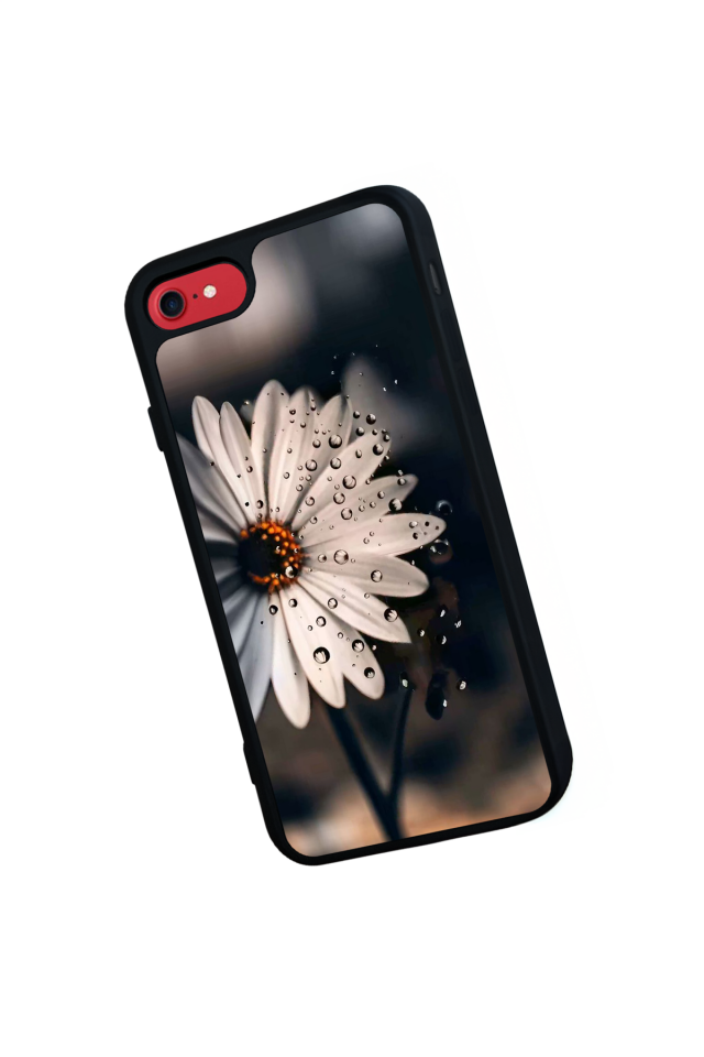 iPhone SE Uyumlu Cicek Tasarımlı Glossy Premium Kılıf