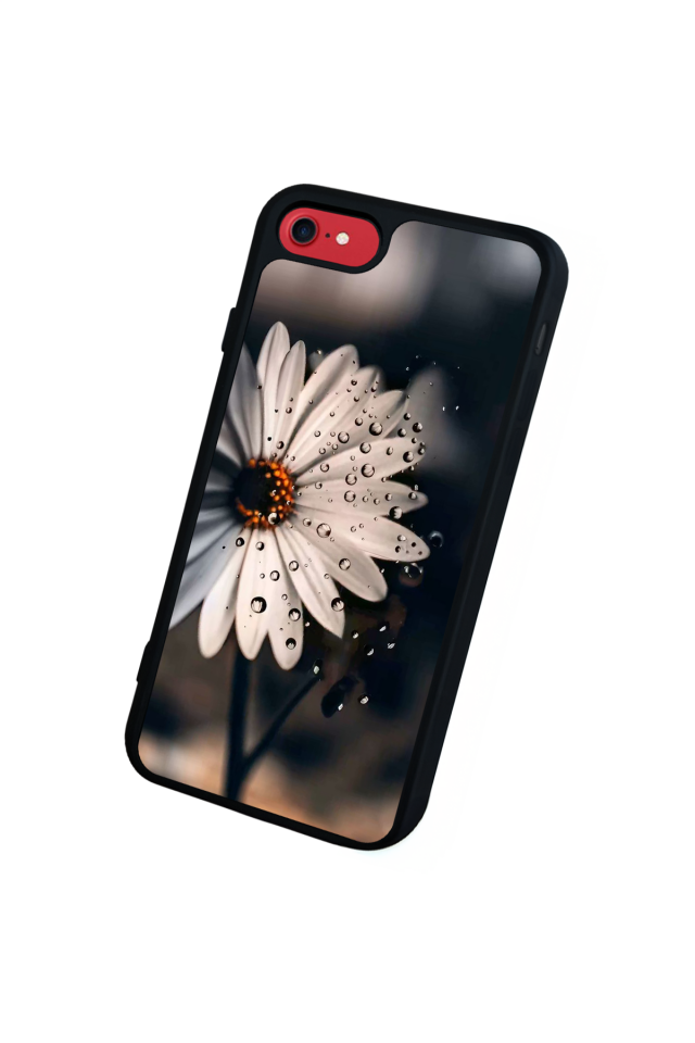 iPhone SE Uyumlu Cicek Tasarımlı Glossy Premium Kılıf