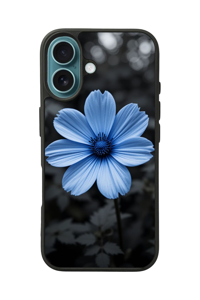 iPhone 16 Plus Uyumlu Cicek Tasarımlı Glossy Premium Kılıf