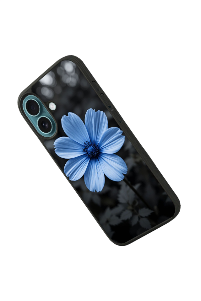iPhone 16 Plus Uyumlu Cicek Tasarımlı Glossy Premium Kılıf
