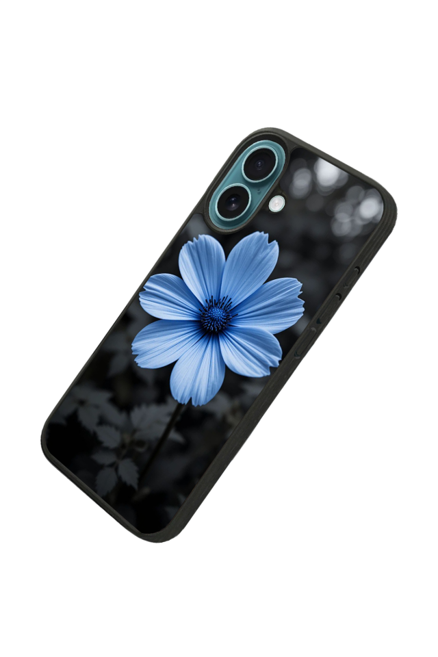 iPhone 16 Plus Uyumlu Cicek Tasarımlı Glossy Premium Kılıf