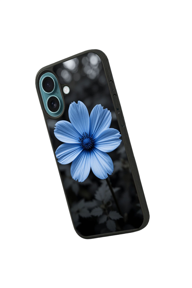 iPhone 16 Plus Uyumlu Cicek Tasarımlı Glossy Premium Kılıf