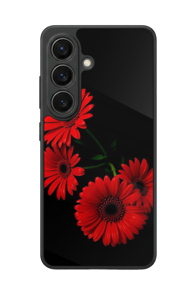 Samsung Galaxy S26 Uyumlu Cicek Tasarımlı Glossy Premium Kılıf