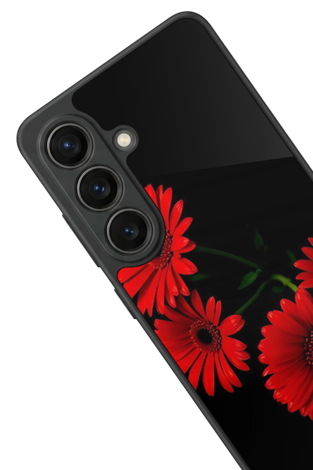 Samsung Galaxy S26 Uyumlu Cicek Tasarımlı Glossy Premium Kılıf