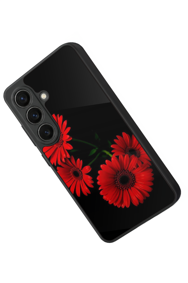 Samsung Galaxy S26 Uyumlu Cicek Tasarımlı Glossy Premium Kılıf