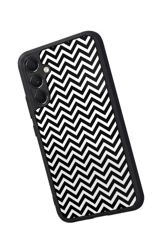 Samsung Galaxy A34 Uyumlu Çizgi Sanatı Tasarımlı Glossy Premium Kılıf