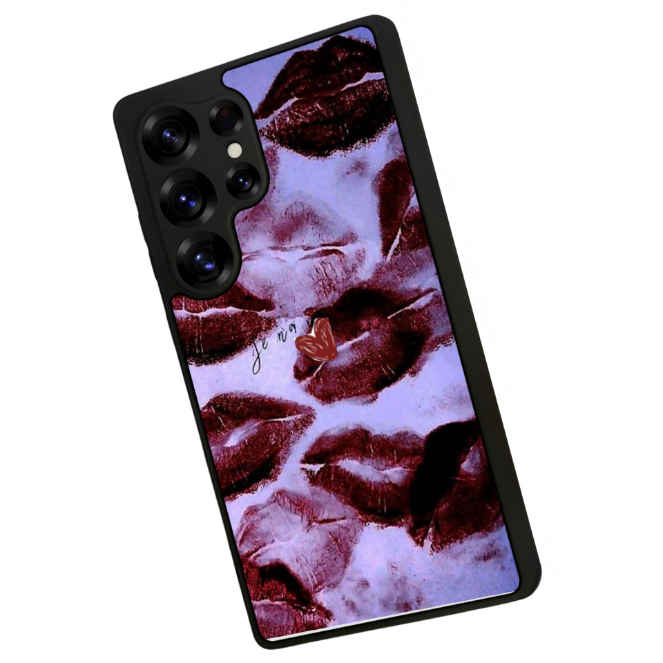 Samsung Galaxy S25 Ultra Uyumlu Dudak Tasarımlı Glossy Premium Kılıf