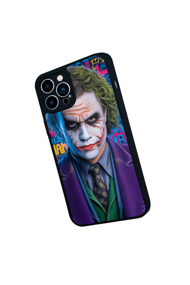 iPhone 13 Pro Max Uyumlu Joker Tasarımlı Glossy Premium Kılıf
