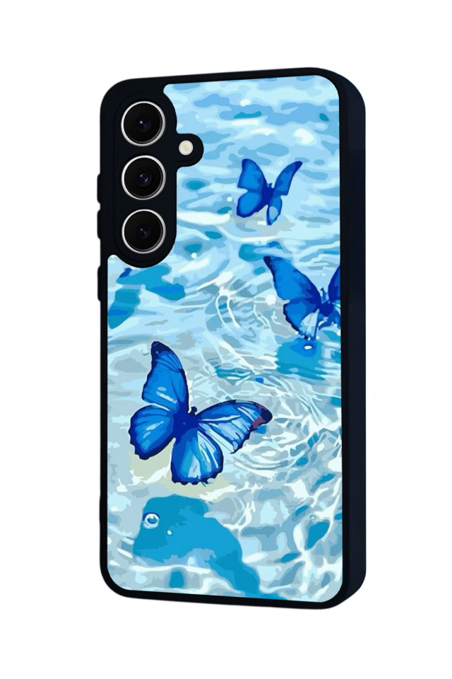 Samsung Galaxy A16 Uyumlu Kelebek Tasarımlı Glossy Premium Kılıf