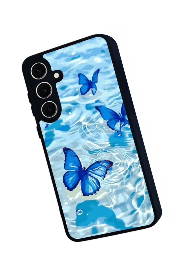 Samsung Galaxy A16 Uyumlu Kelebek Tasarımlı Glossy Premium Kılıf