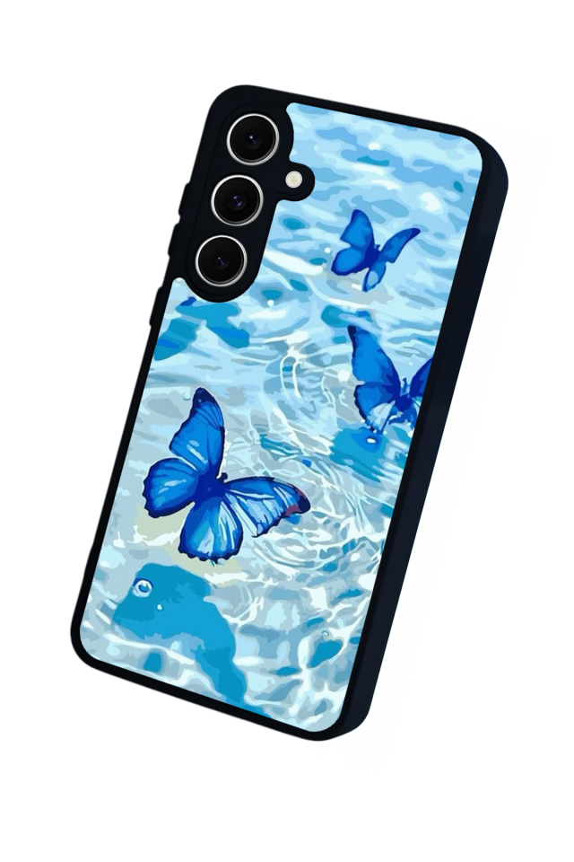 Samsung Galaxy A16 Uyumlu Kelebek Tasarımlı Glossy Premium Kılıf