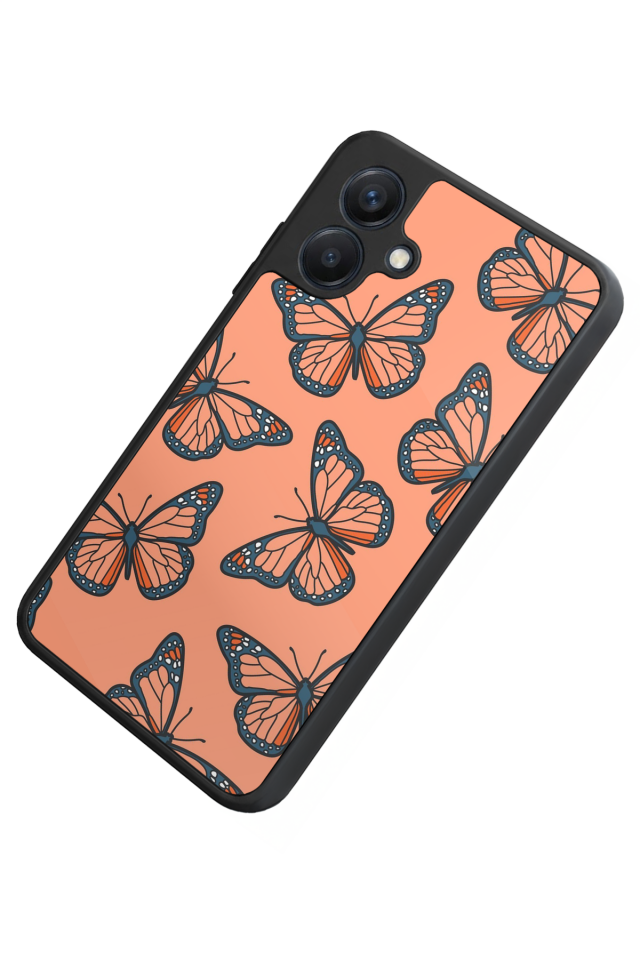 Samsung Galaxy A07 Uyumlu Kelebek Tasarımlı Glossy Premium Kılıf