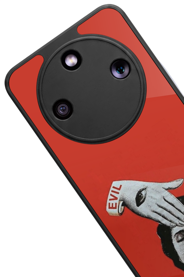 Honor Magic 8 Lite Uyumlu Kirmizi Tasarımlı Glossy Premium Kılıf