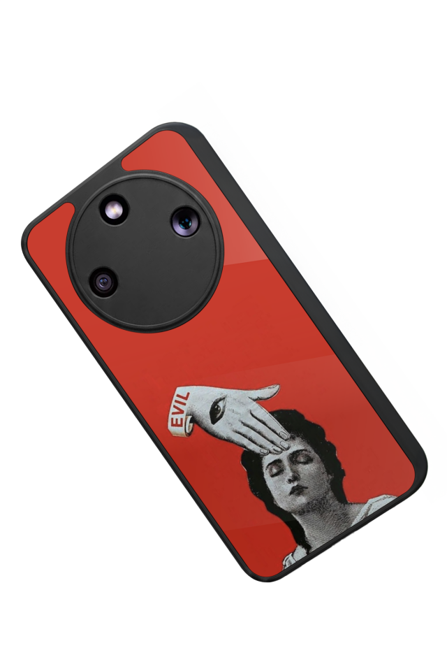 Honor Magic 8 Lite Uyumlu Kirmizi Tasarımlı Glossy Premium Kılıf