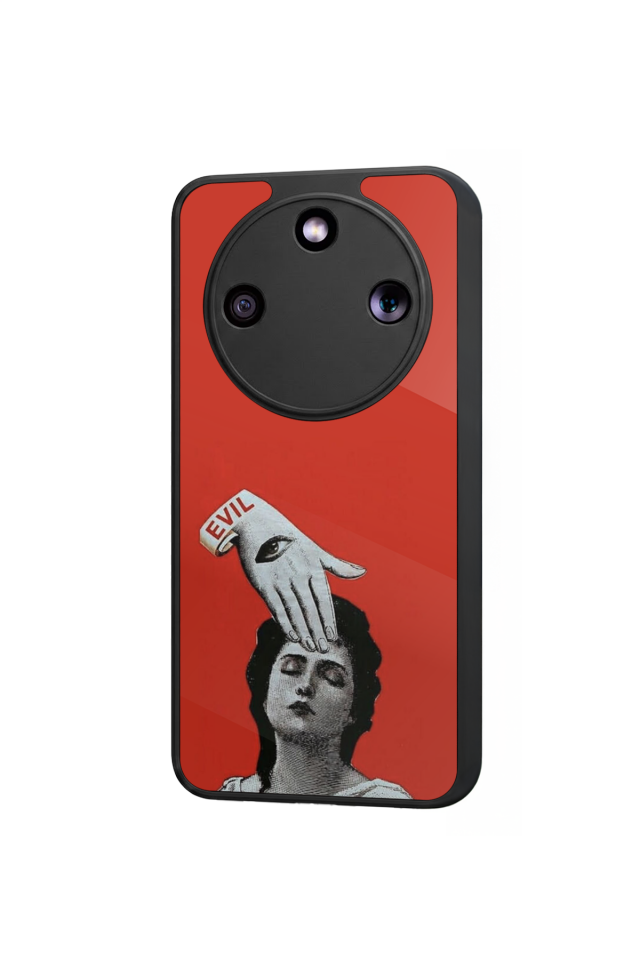 Honor Magic 8 Lite Uyumlu Kirmizi Tasarımlı Glossy Premium Kılıf
