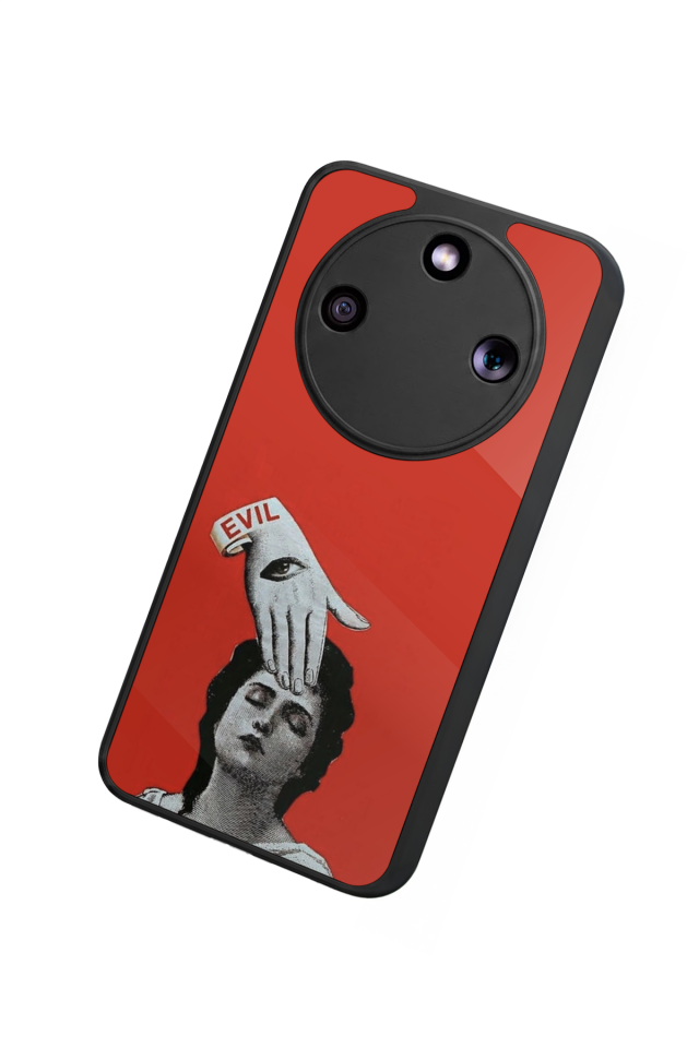 Honor Magic 8 Lite Uyumlu Kirmizi Tasarımlı Glossy Premium Kılıf
