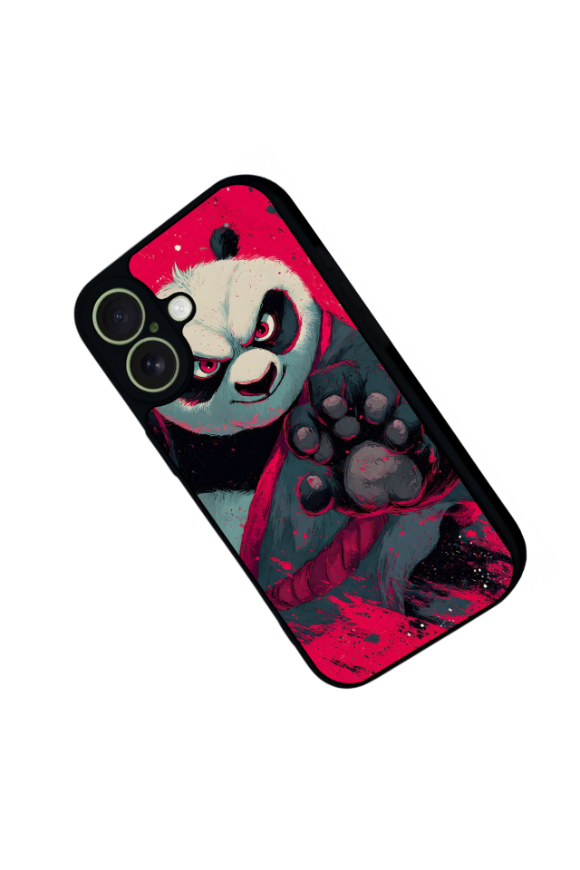 iPhone 17 Uyumlu Kung Fu Panda Tasarımlı Glossy Premium Kılıf