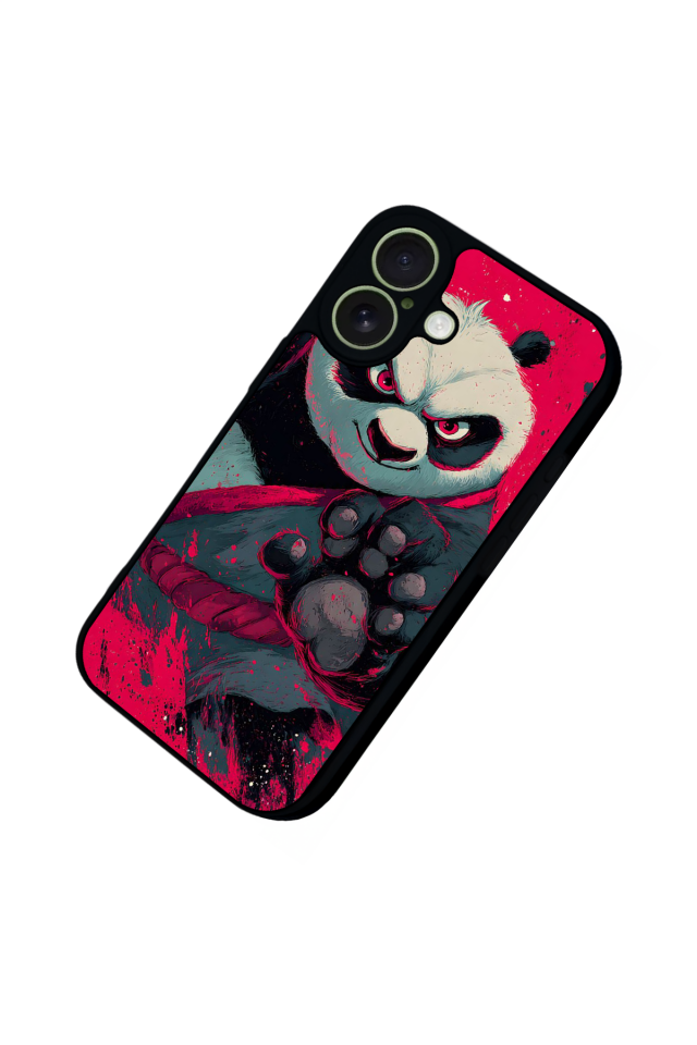 iPhone 17 Uyumlu Kung Fu Panda Tasarımlı Glossy Premium Kılıf
