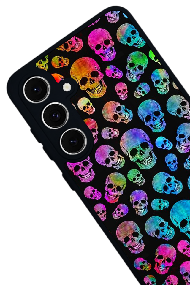 Samsung Galaxy S24 FE Uyumlu KuruKafa Tasarımlı Glossy Premium Kılıf