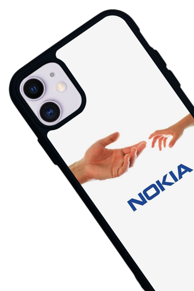 iPhone 11 Uyumlu Nokia Tasarımlı Glossy Premium Kılıf