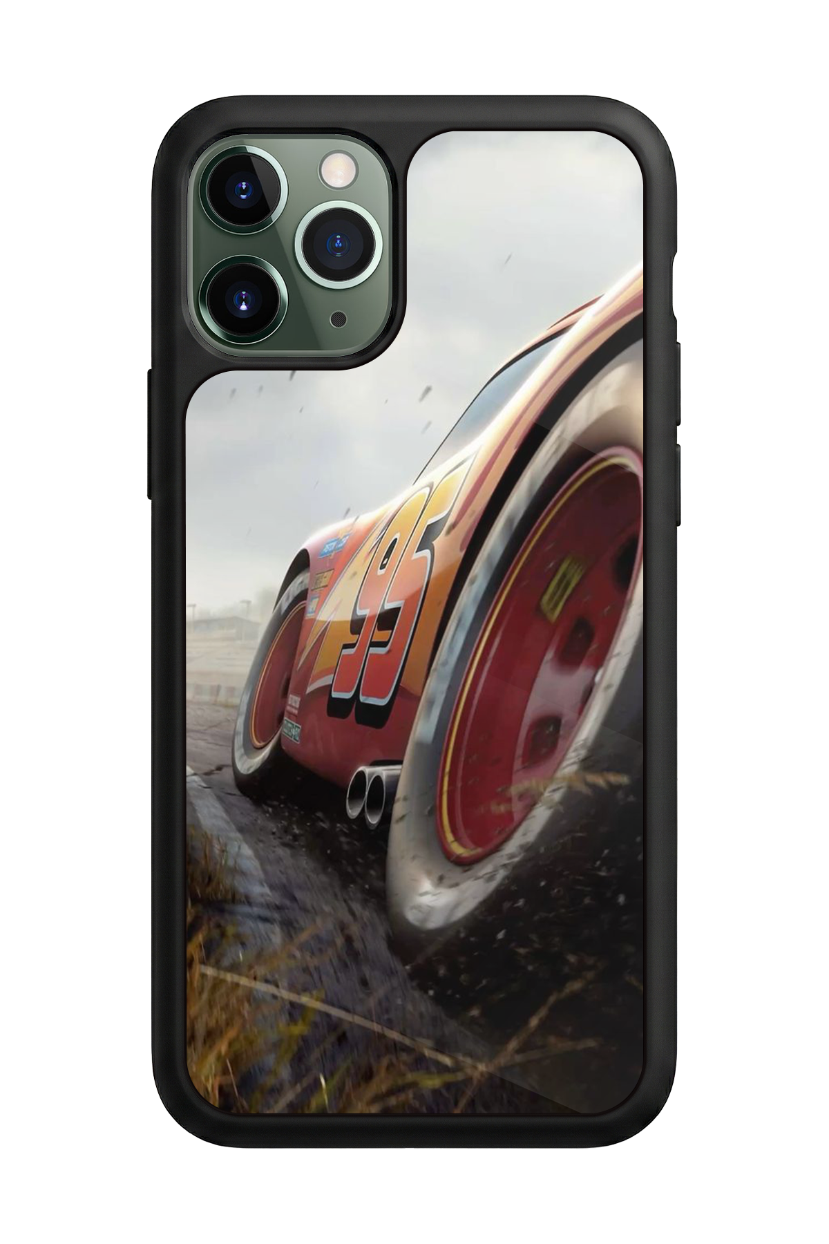 iPhone 11 Pro Max Uyumlu Şimsek McQueen Tasarımlı Glossy Premium Kılıf
