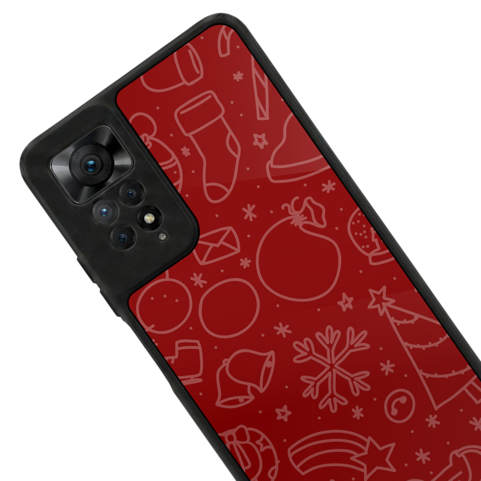 Xiaomi Redmi Note 12 Pro Uyumlu Yilbasi Christmas Tasarımlı Glossy Premium Kılıf