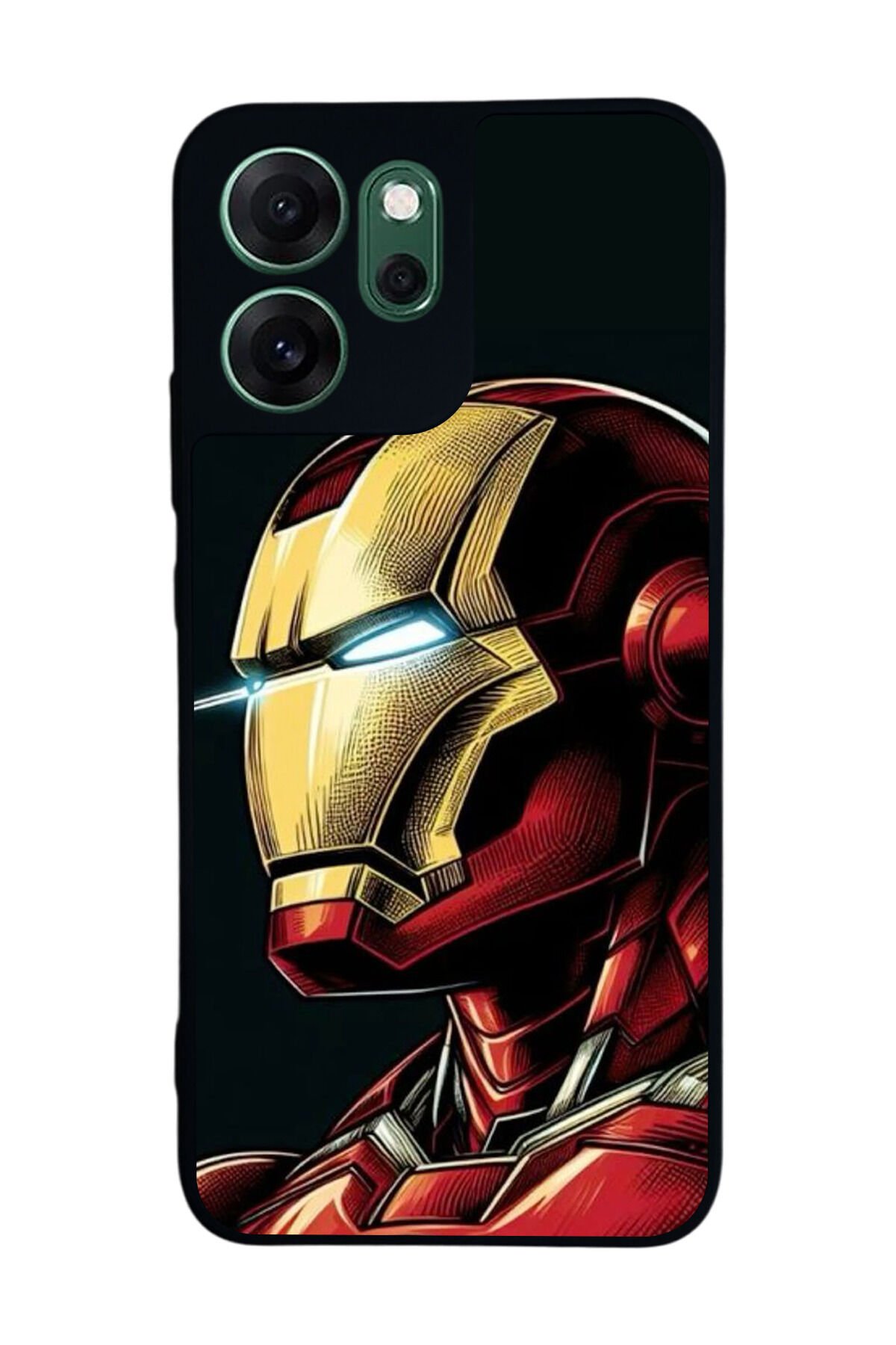 Oppo Reno 14F Uyumlu Iron Man ( Demir Adam ) Tasarımlı Glossy Premium Kılıf