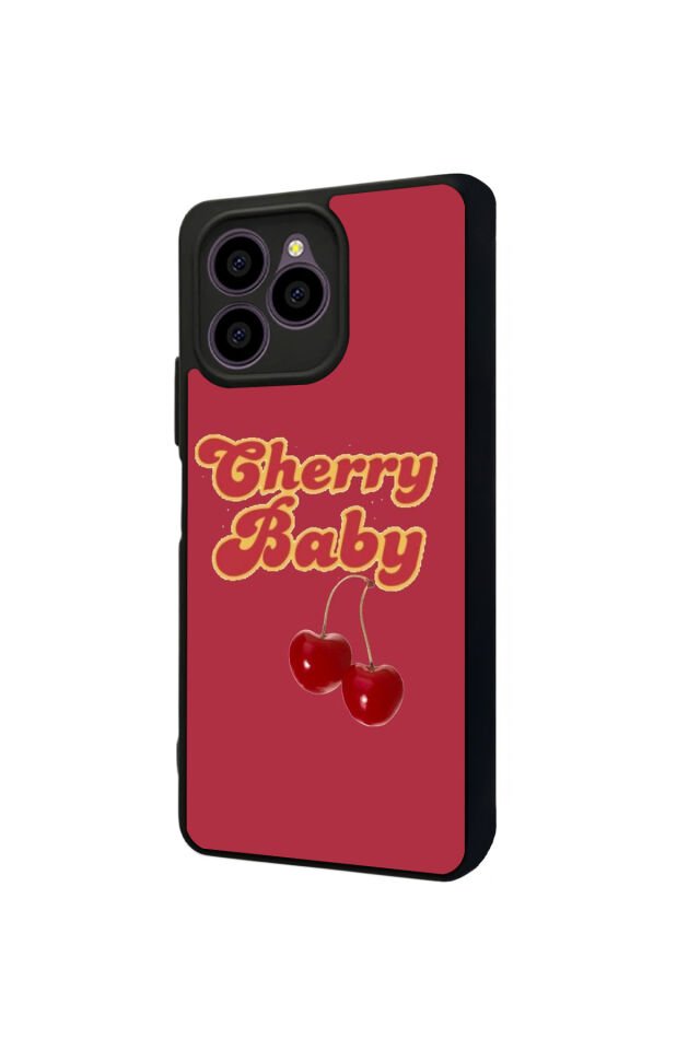 Omix X6 Uyumlu Kiraz Tasarımlı Glossy Premium Kılıf