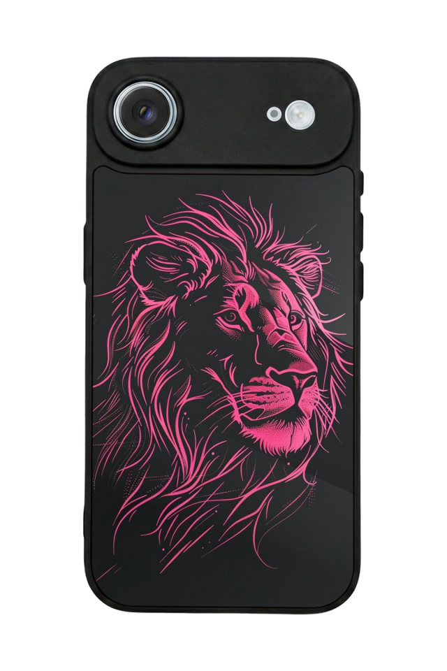 iPhone 17 Air Uyumlu Aslan Tasarımlı Glossy Premium Kılıf