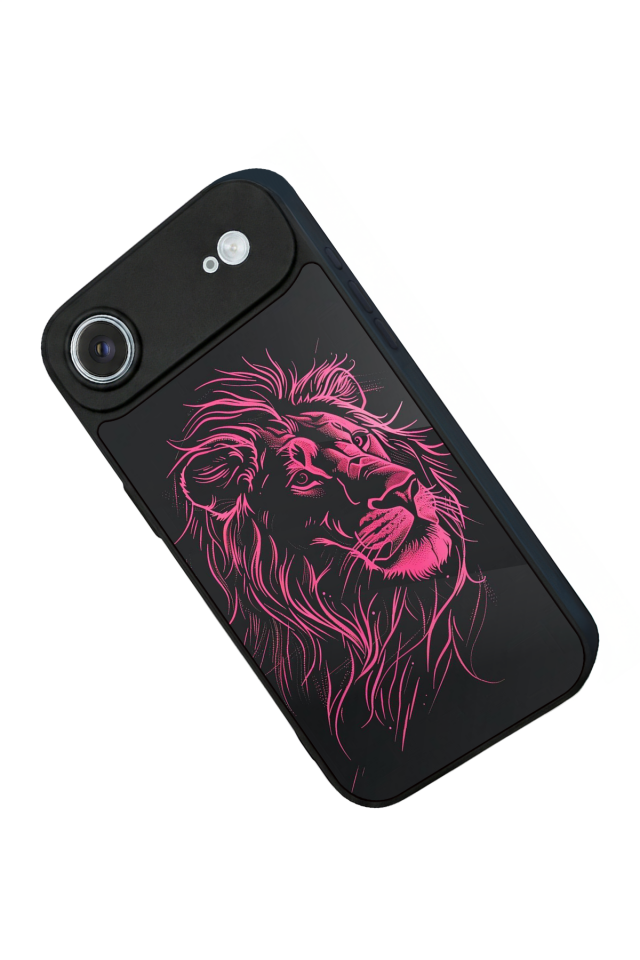 iPhone 17 Air Uyumlu Aslan Tasarımlı Glossy Premium Kılıf