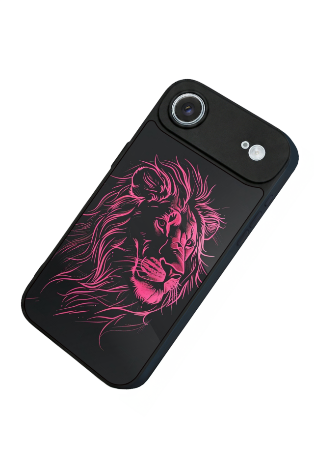 iPhone 17 Air Uyumlu Aslan Tasarımlı Glossy Premium Kılıf
