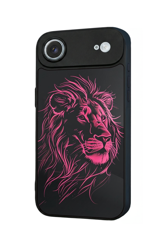 iPhone 17 Air Uyumlu Aslan Tasarımlı Glossy Premium Kılıf