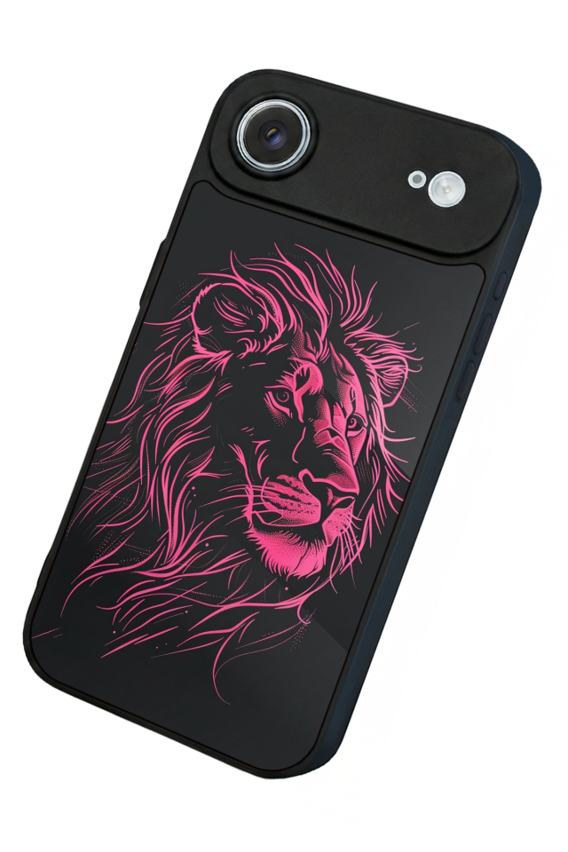 iPhone 17 Air Uyumlu Aslan Tasarımlı Glossy Premium Kılıf