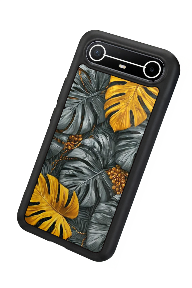 Tecno Spark Slim 5G Uyumlu Botanik Tasarımlı Glossy Premium Kılıf