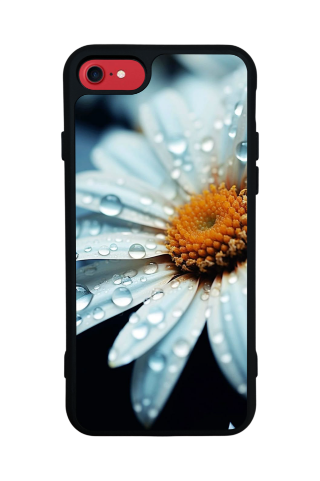 iPhone SE Uyumlu Cicek Tasarımlı Glossy Premium Kılıf