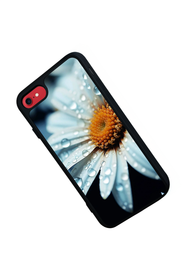 iPhone SE Uyumlu Cicek Tasarımlı Glossy Premium Kılıf