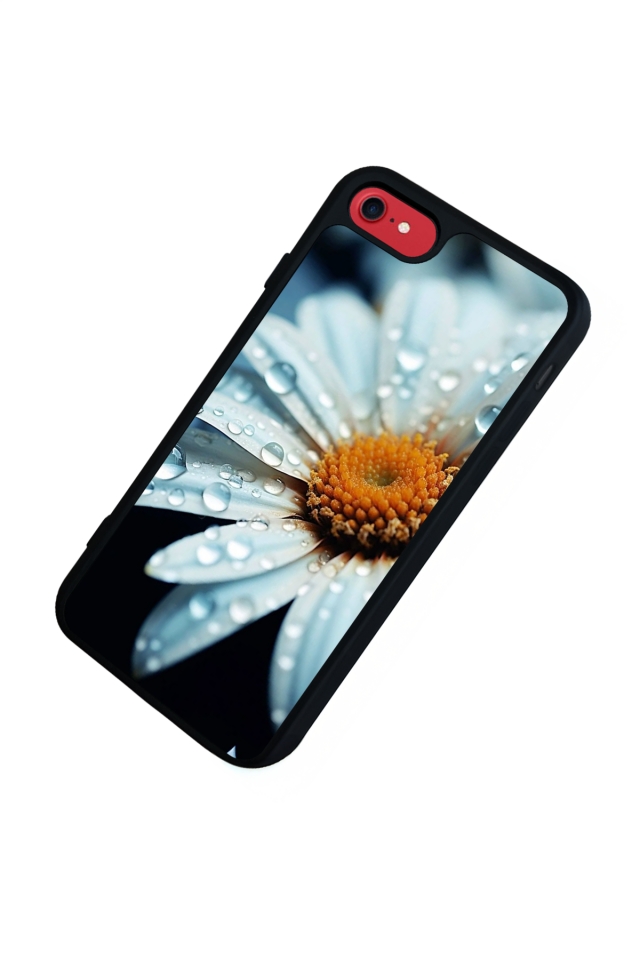 iPhone SE Uyumlu Cicek Tasarımlı Glossy Premium Kılıf