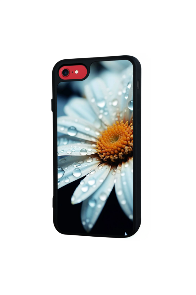 iPhone SE Uyumlu Cicek Tasarımlı Glossy Premium Kılıf