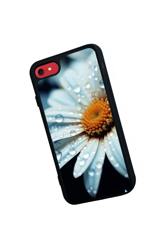 iPhone SE Uyumlu Cicek Tasarımlı Glossy Premium Kılıf