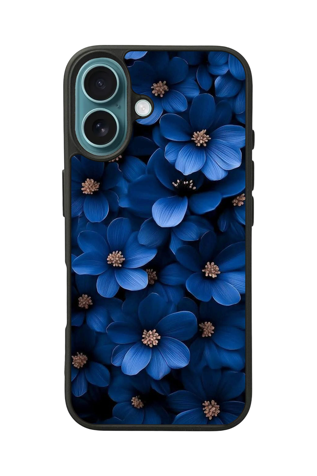 iPhone 16 Plus Uyumlu Cicek Tasarımlı Glossy Premium Kılıf