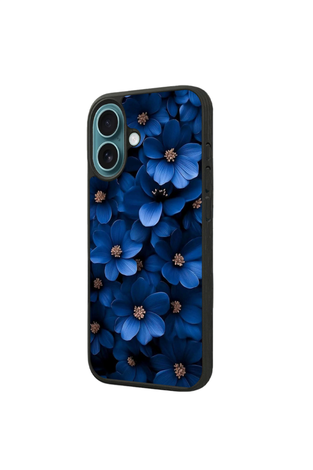 iPhone 16 Plus Uyumlu Cicek Tasarımlı Glossy Premium Kılıf