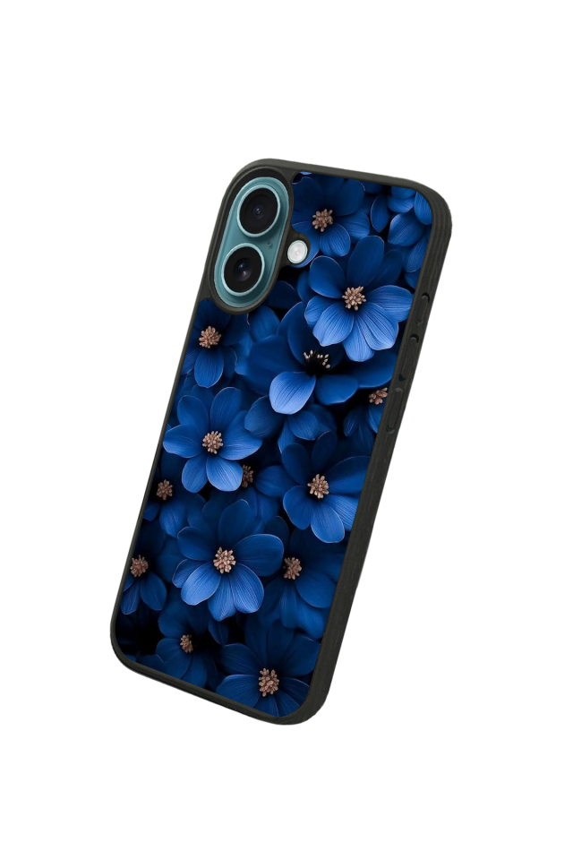 iPhone 16 Plus Uyumlu Cicek Tasarımlı Glossy Premium Kılıf
