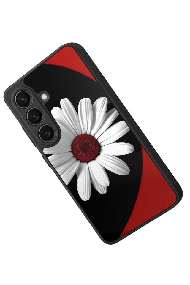 Samsung Galaxy S26 Uyumlu Cicek Tasarımlı Glossy Premium Kılıf