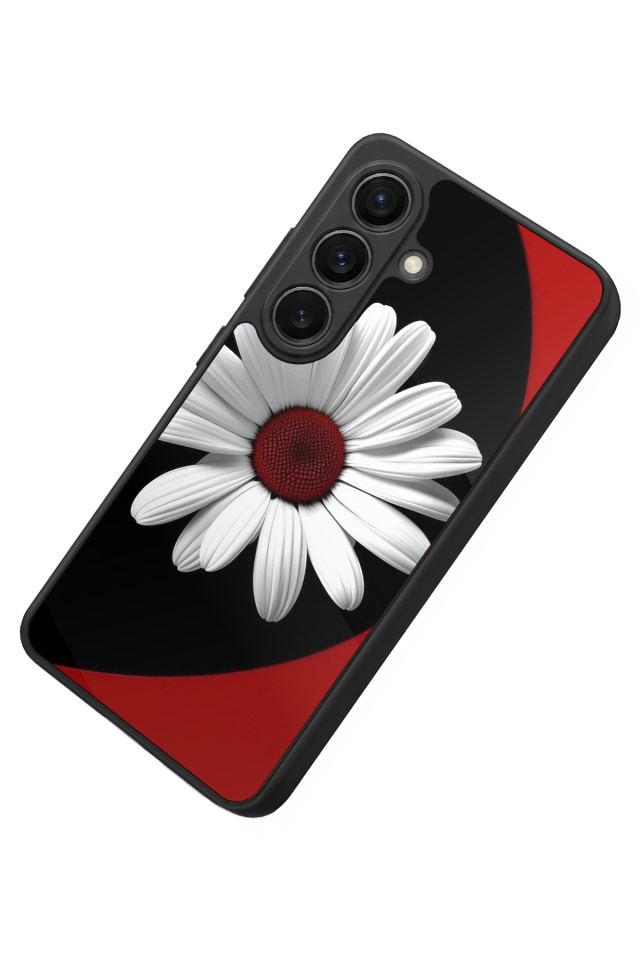 Samsung Galaxy S26 Uyumlu Cicek Tasarımlı Glossy Premium Kılıf
